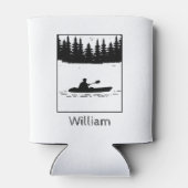 Gepersonaliseerde kajakken kajaker blikjeskoeler (Achterkant)
