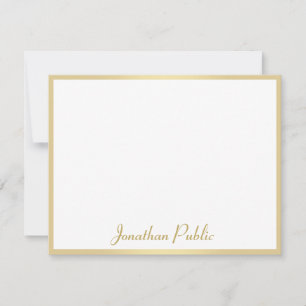 Gepersonaliseerde kalligrafie Sjabloon Gold Script