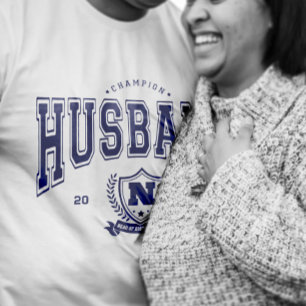 Gepersonaliseerde Kampioen Man Funny Mannen T-shirt