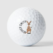 Gepersonaliseerde Kangoeroe Golfballen (Voorkant)