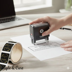 Gepersonaliseerde Kantoor-stempel – zelfgeassemble Zelfinktende Stempel