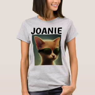 GEPERSONALISEERDE KAT AANGEPASTE MEISJES T-SHIRTS