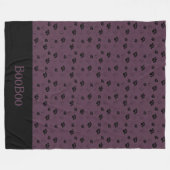 Gepersonaliseerde kat deken poten naam Italiaanse (Voorkant (Horizontaal))