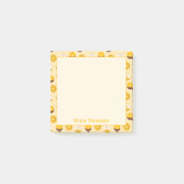 Gepersonaliseerde Kawaii Beer Donut Notes