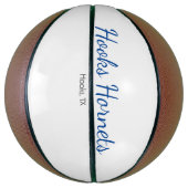 Gepersonaliseerde Keepsake basketbal (Verticaal)