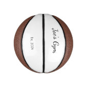 Gepersonaliseerde Keepsake Mini Basketball Basketbal (Verticaal)