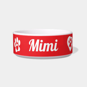 Gepersonaliseerde Keramische Kattenbak, aangepast  Voerbakje