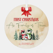 Gepersonaliseerde Keramische Kerst Ornament – Eers (Achterkant)