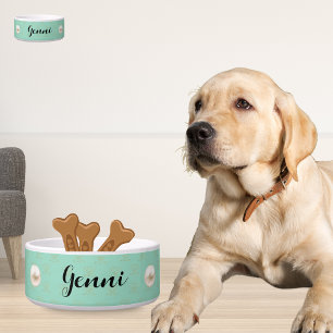 Gepersonaliseerde Keramische Pet Bowls: Elegant & Voerbakje
