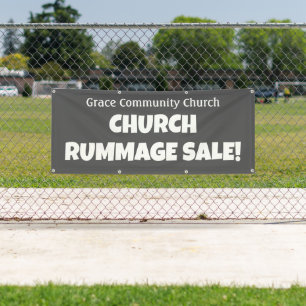 Gepersonaliseerde Kerk Rummage Sale! Banner