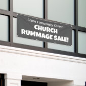 Gepersonaliseerde Kerk Rummage Sale! Banner (Buitenkant Gebouw)
