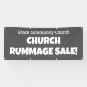 Gepersonaliseerde Kerk Rummage Sale! Banner (Horizontaal)