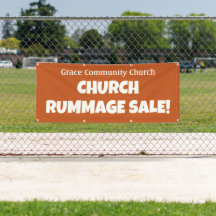 Gepersonaliseerde Kerk Rummage Sale! Banner