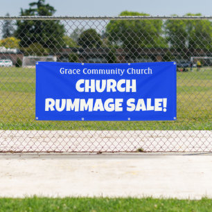 Gepersonaliseerde Kerk Rummage Sale! Banner