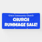 Gepersonaliseerde Kerk Rummage Sale! Banner (Horizontaal)