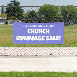 Gepersonaliseerde Kerk Rummage Sale! Banner