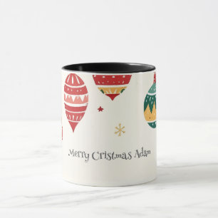 Gepersonaliseerde Kerst 11 oz Mok - Customizab Gif