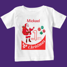 Gepersonaliseerde Kerst Baby "Mijn 1e Kerstmis"