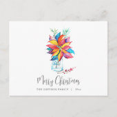 Gepersonaliseerde kerst Briefkaarten | Kerstster (Voorkant)