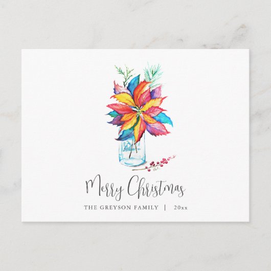 Gepersonaliseerde kerst Briefkaarten | Kerstster (Voorkant)