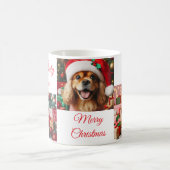 Gepersonaliseerde Kerst Hond Mokken/Koffie mok (Center)