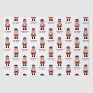Gepersonaliseerde Kerst notenkraker tissue papier
