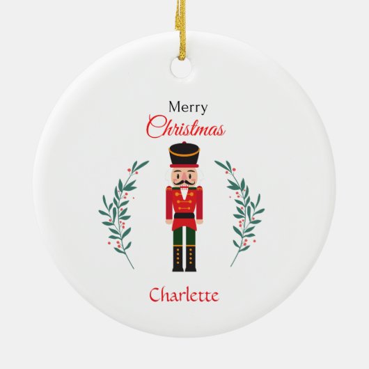 Gepersonaliseerde kerst ornament aangepaste kerst  (Achterkant)