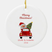 Gepersonaliseerde kerst ornament aangepaste kerst (Achterkant)