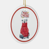 Gepersonaliseerde kerst ornament aangepaste kerst  (Rechts)