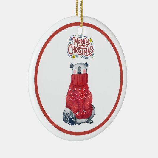 Gepersonaliseerde kerst ornament aangepaste kerst  (Rechts)