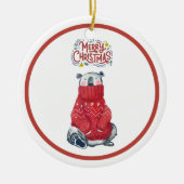 Gepersonaliseerde kerst ornament aangepaste kerst (Voorkant)