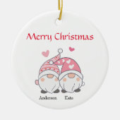 Gepersonaliseerde kerst ornament aangepaste kerst  (Voorkant)