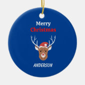 Gepersonaliseerde kerst ornament aangepaste kerst (Voorkant)
