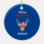 Gepersonaliseerde kerst ornament aangepaste kerst (Achterkant)