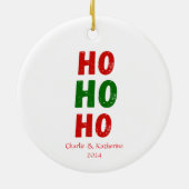 Gepersonaliseerde kerst ornament aangepaste kerst (Achterkant)