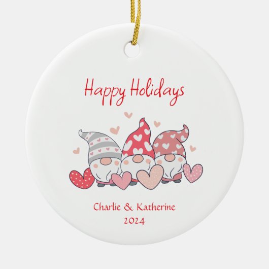 Gepersonaliseerde kerst ornament aangepaste kerst  (Voorkant)