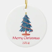 Gepersonaliseerde kerst ornament aangepaste kerst (Voorkant)