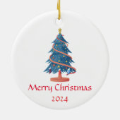 Gepersonaliseerde kerst ornament aangepaste kerst (Achterkant)