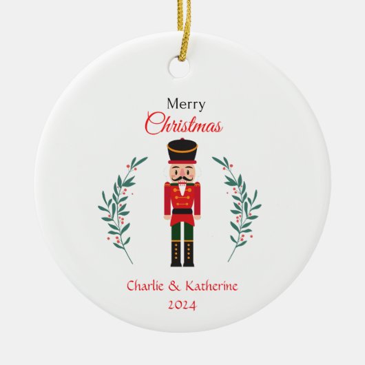 Gepersonaliseerde kerst ornament aangepaste kerst  (Voorkant)