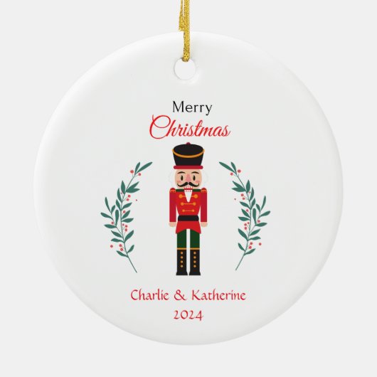 Gepersonaliseerde kerst ornament aangepaste kerst  (Achterkant)