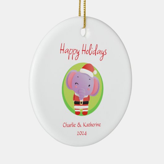 Gepersonaliseerde kerst ornament aangepaste kerst  (Rechts)