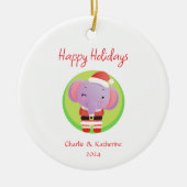 Gepersonaliseerde kerst ornament aangepaste kerst (Voorkant)