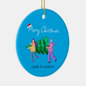 Gepersonaliseerde kerst ornament aangepaste kerst  (Rechts)