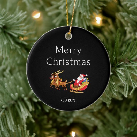 Gepersonaliseerde kerst ornament aangepaste kerst  (Boom)
