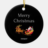 Gepersonaliseerde kerst ornament aangepaste kerst  (Voorkant)