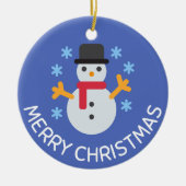 Gepersonaliseerde kerst ornament aangepaste kerst (Voorkant)