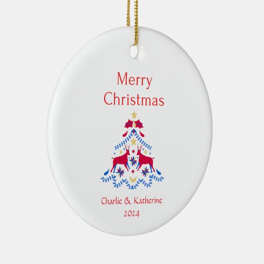 Gepersonaliseerde kerst ornament aangepaste kerst  (Rechts)