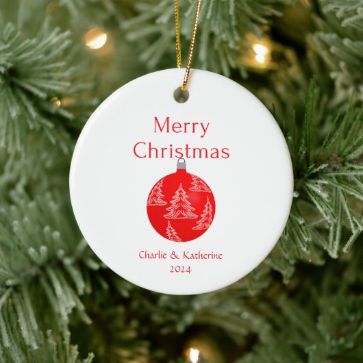 Gepersonaliseerde kerst ornament aangepaste kerst (Boom)