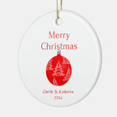 Gepersonaliseerde kerst ornament aangepaste kerst (Links)