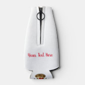 Gepersonaliseerde Kerst Stubby Houder Flesjeskoeler (Achterkant)